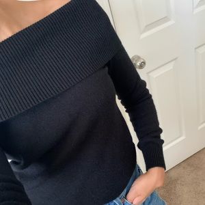 Off the shoulder sweater